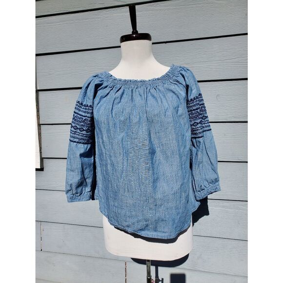 Gap 1969 cotton chambray looking top - Picture 1 of 6